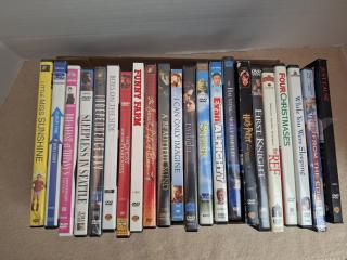 Flat of DVDs