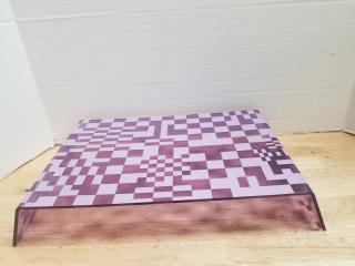 New acrylic laptop desk approx 15 by 10 by 3 inch