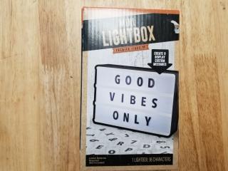 New Lightbox Good Vibes Only