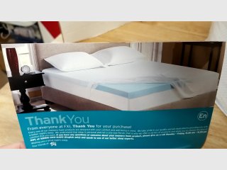 New Serta Memory Foam Mattress Topper, King