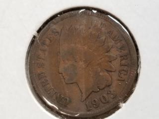 1903 Indian head cent 