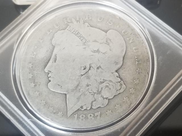 #22 - 1887 S Morgan Silver Dollar | BidItBob