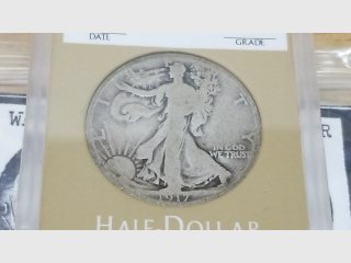 1917 S Silver Walking Liberty half