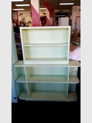 Vintage Tiered Shelf Unit, bring help to load 