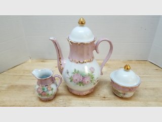 Antique tea set, Bareuther Bavaria Germany, exc co