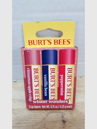 New Burt\'s Bees Winter Wonders Lip Balms