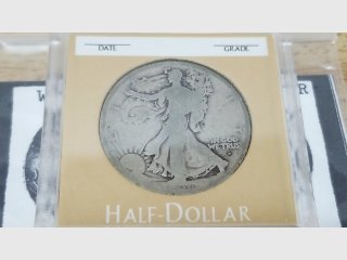 1916 D Walking Liberty silver half