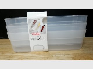Sterilite Set of 3 Trays