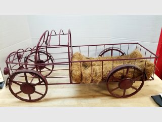Largw Wire Truck Planter, exc cond, 30 in
