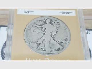 1917 P Silver Walking Liberty half