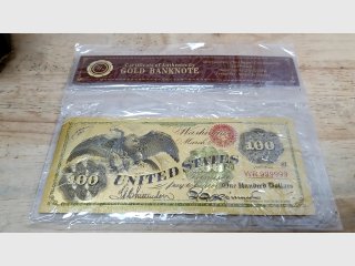Gold Bank note