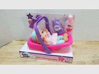 New Baby Magic Tote Along Baby Doll Set