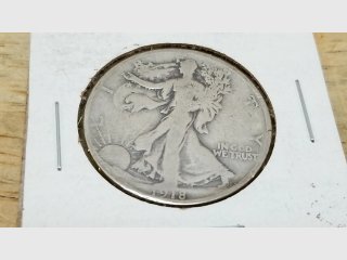 1918 Walking Liberty Silver Half Dollar