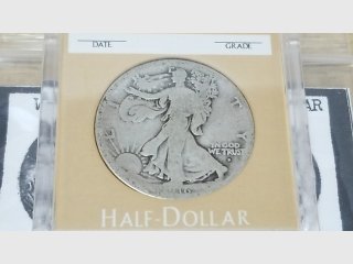 1916 D Walking Liberty silver half