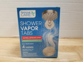 New shower vapor tabs