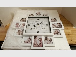 New Memories Photo Frame Clock