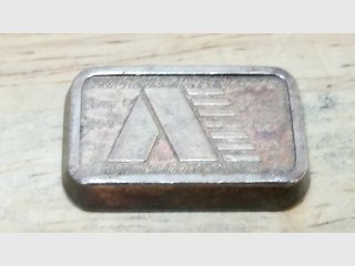 troy oz silver bar, .999