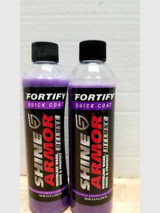 Fortify Quick Coat Shine Armor Wash Duo each 8 oz