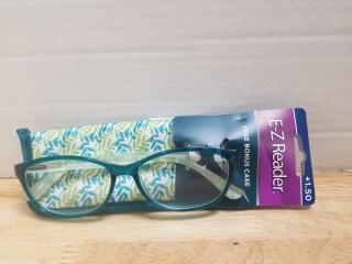 New reader glasses +1.50