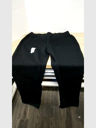 Black Sweatpants ladies large 