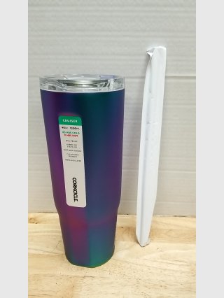 40 oz Cruiser Tumbler w/Lid straw