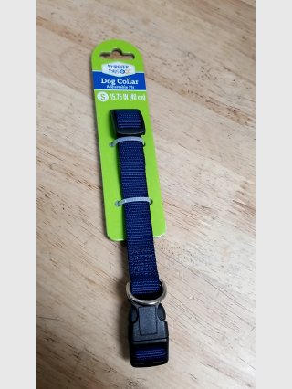New Blue Dog Collar, small 15.75 in