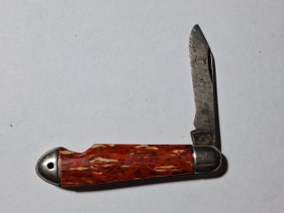 Vintage 1938-41 Hammer Brand USA Small Tiny Folding Pocket Knife