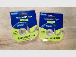 New Transparent Tape Rolls