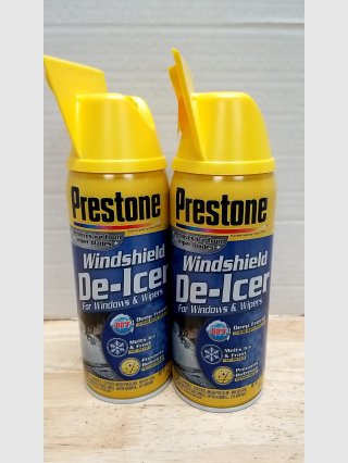 Prestone Windshield De-Icer Spray (2 cans)
