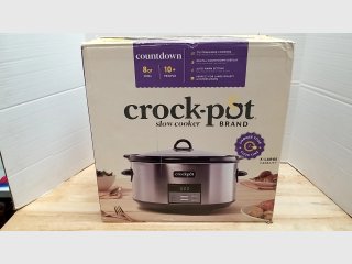 New Crock-Pot 8-10qt Slow Cooker Countdown Display