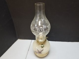 Hurricane lamp approx 15 inches tall 