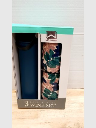 Wellness 3 Double Wall Wine Set