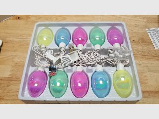 Colorful Easter Egg Light String Set