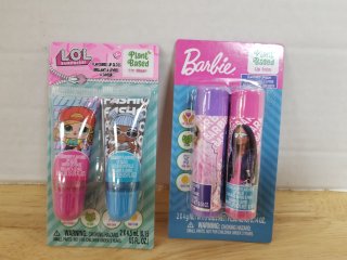 New lip balm and lip gloss 