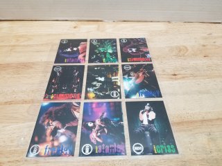 KISS cards, set makes poster
