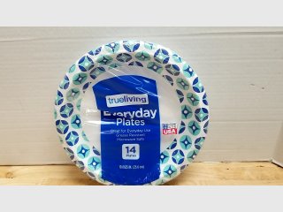TruLiving Everyday Grease Resistant Plates 14ct