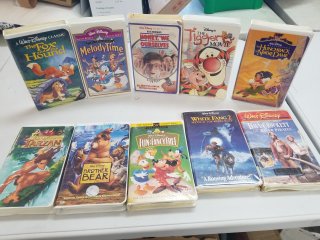 Disney VHS tapes 