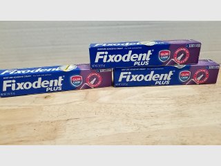 Fixodent Plus Denture Gum 3-Pack