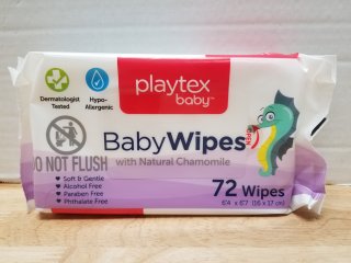 New baby wipes 72 total 
