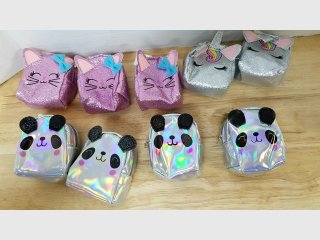 Cute Animal Plush Mini Pack Keychains, 4 inch