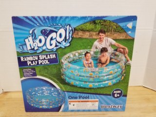 New Rainbow splash play pool