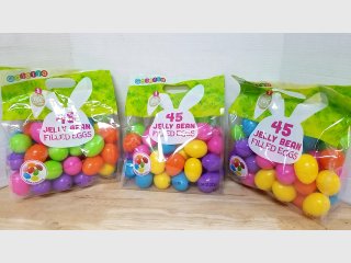 45 Jelly Bean Filled Eggs Bags