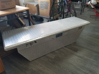 Truck toolbox, approx 6 foot by 20 by 20 inch. No key