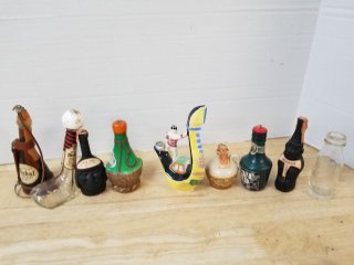Collectibles, tallest approx 6 inch