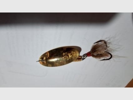 Gold Little Cleo Fishing Lure