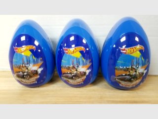 Hot Wheels Blue Easter Eggs Lot of 3