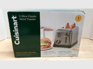 New Cuisinart 2-Slice Classic Metal Toaster