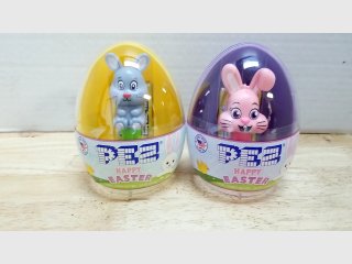 New Pez Easter Bunny Egg Dispensers Set