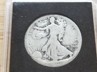 1916 D Walking Liberty Silver Half, RARE 