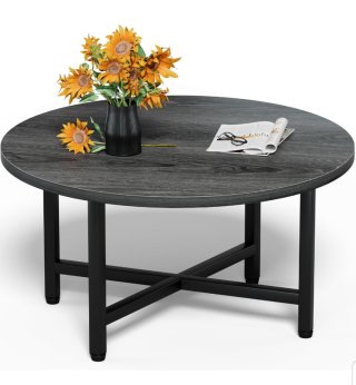 New round coffee table, 28 in top